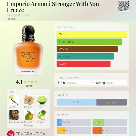 Emporio Armani- Stronger With You Freeze (DISCONTINUED)